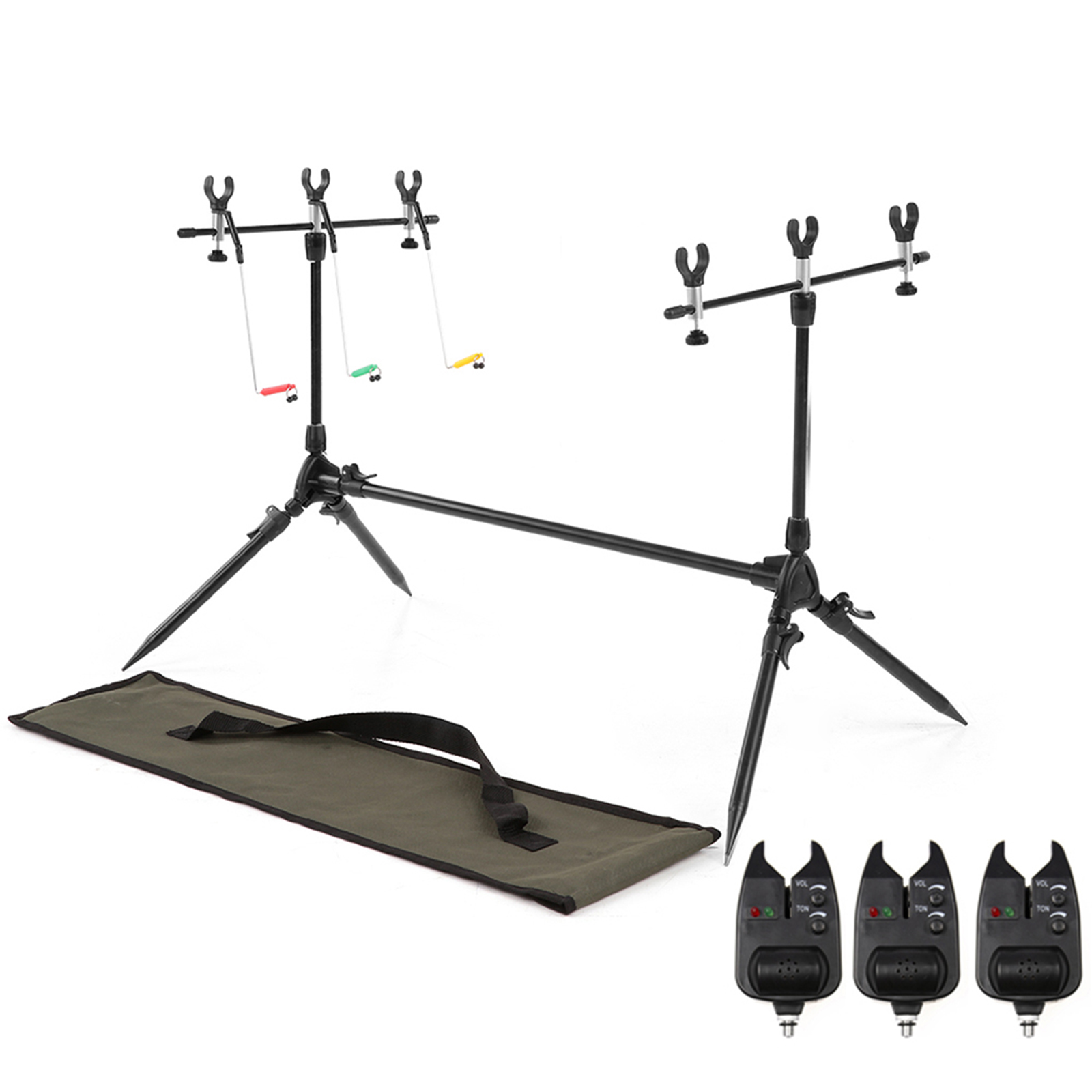 Bite Alarm - Lixada 3-In-1 Hengel Pod Standhouder Verstelbare