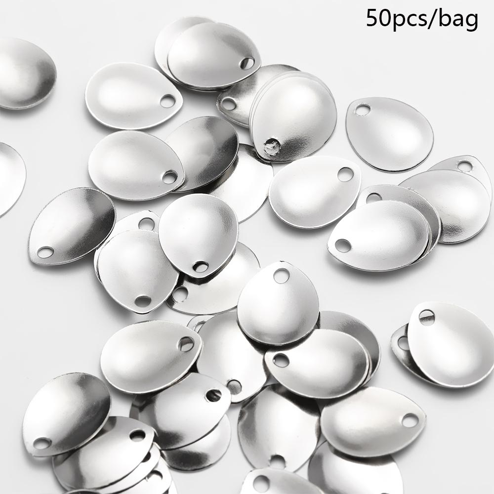 Bite Alarm - 50 Stuks Zilver Glad Nikkel Pailletten