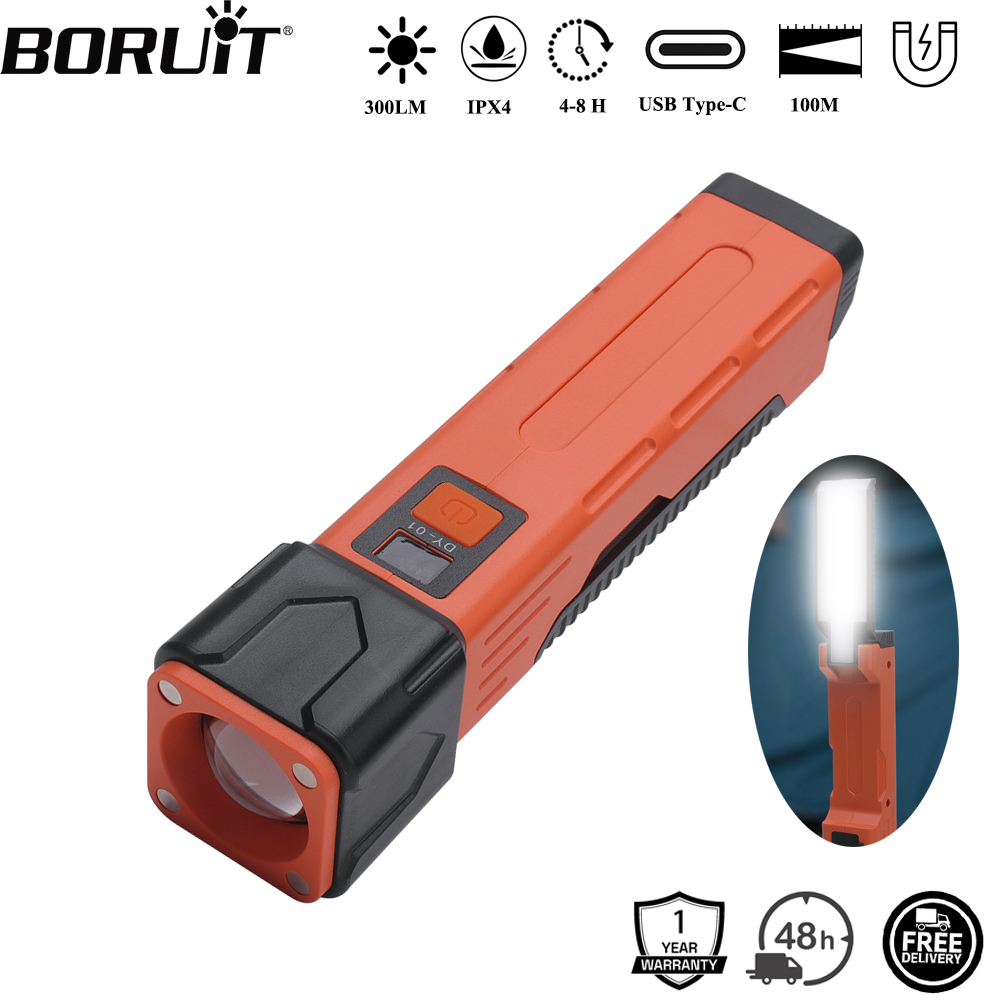 BORUiT 300LM LED-werklamp Zoom - Fishing Light recensie en prijs