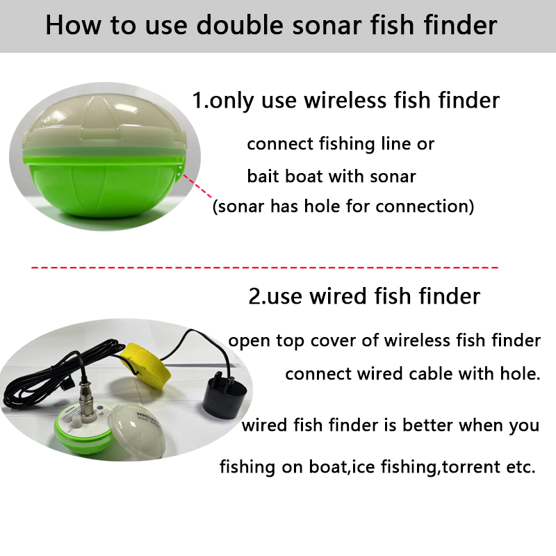 Draagbare Bluetooth draadloze  - Fish Finder Portable recensie en prijs